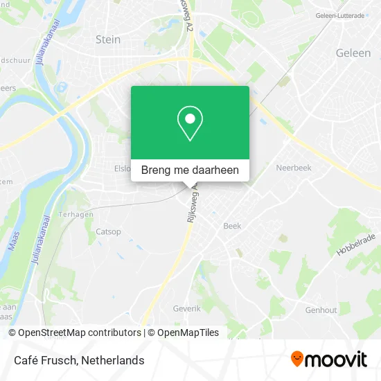 Café Frusch kaart