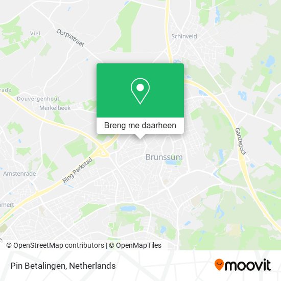 Pin Betalingen kaart