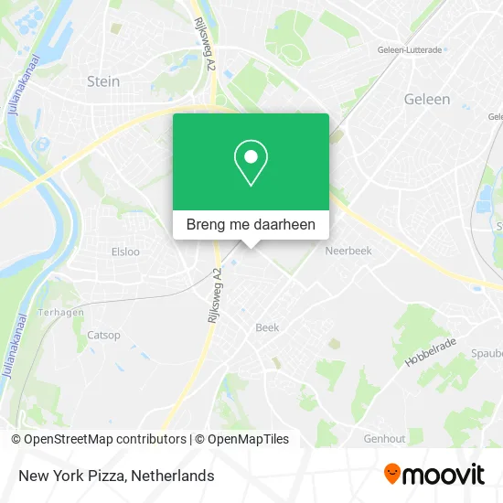 New York Pizza kaart