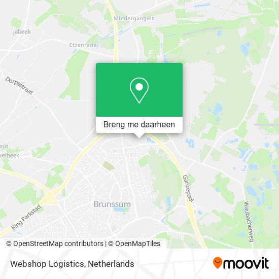 Webshop Logistics kaart