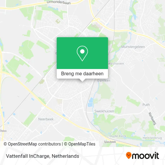 Vattenfall InCharge kaart
