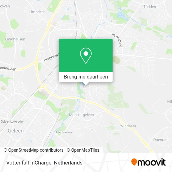 Vattenfall InCharge kaart