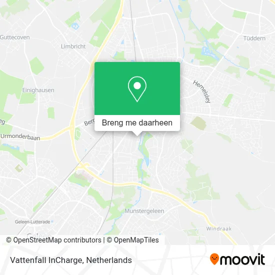 Vattenfall InCharge kaart