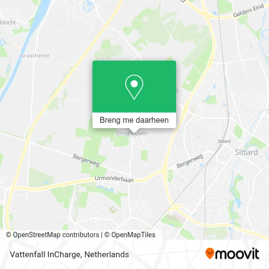 Vattenfall InCharge kaart