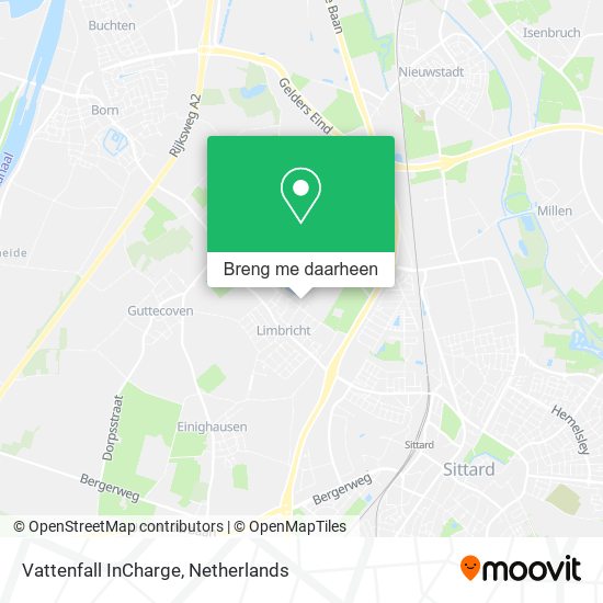 Vattenfall InCharge kaart