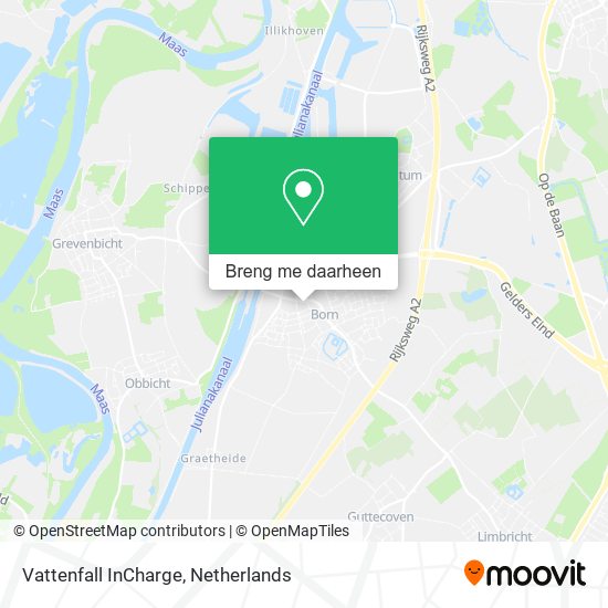 Vattenfall InCharge kaart