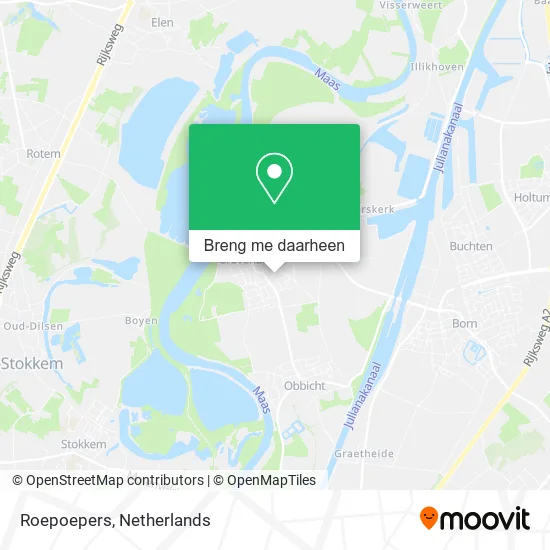 Roepoepers kaart