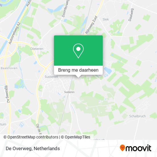 De Overweg kaart