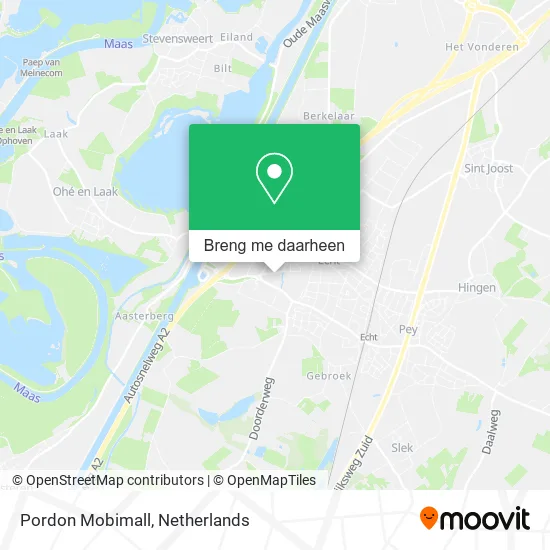 Pordon Mobimall kaart