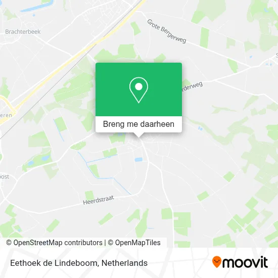 Eethoek de Lindeboom kaart