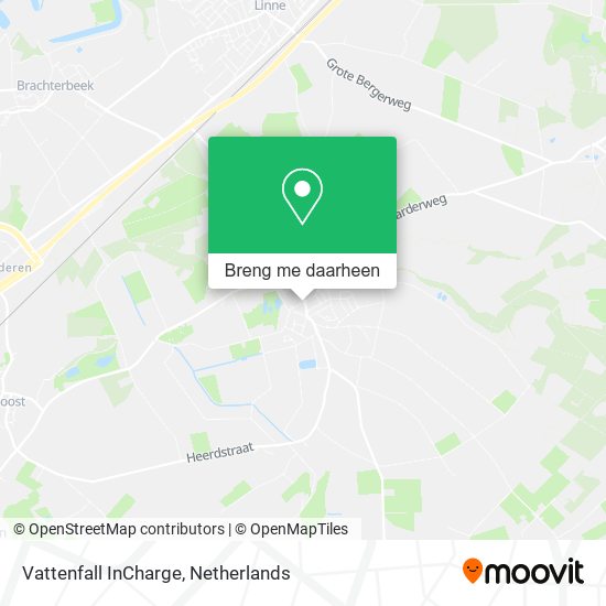 Vattenfall InCharge kaart