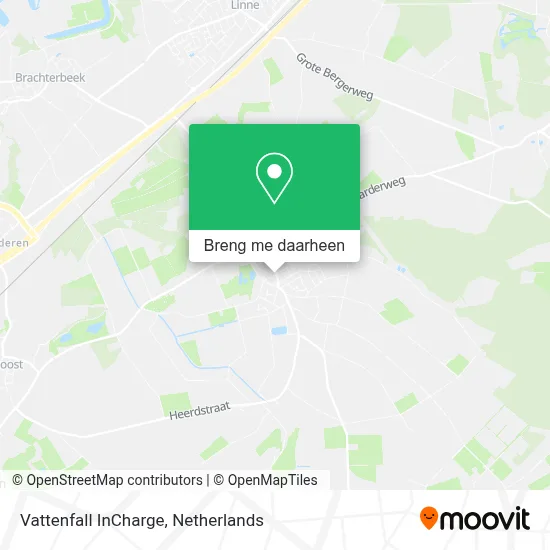 Vattenfall InCharge kaart