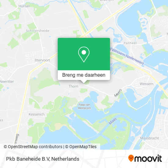 Pkb Baneheide B.V kaart