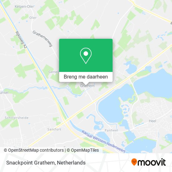 Snackpoint Grathem kaart