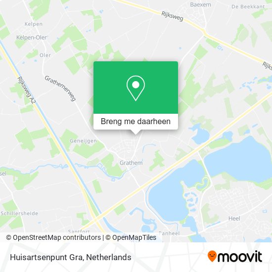Huisartsenpunt Gra kaart