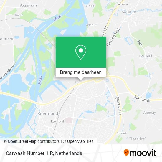 Carwash Number 1 R kaart
