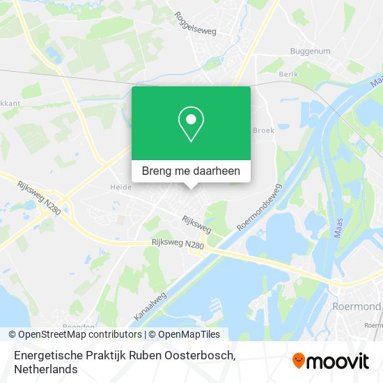 Energetische Praktijk Ruben Oosterbosch kaart