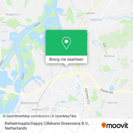 Beheermaatschappij Cillekens-Dreessens B.V. kaart