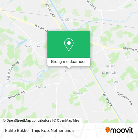 Echte Bakker Thijs Koo kaart