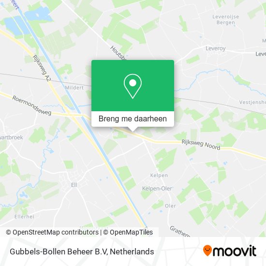 Gubbels-Bollen Beheer B.V kaart