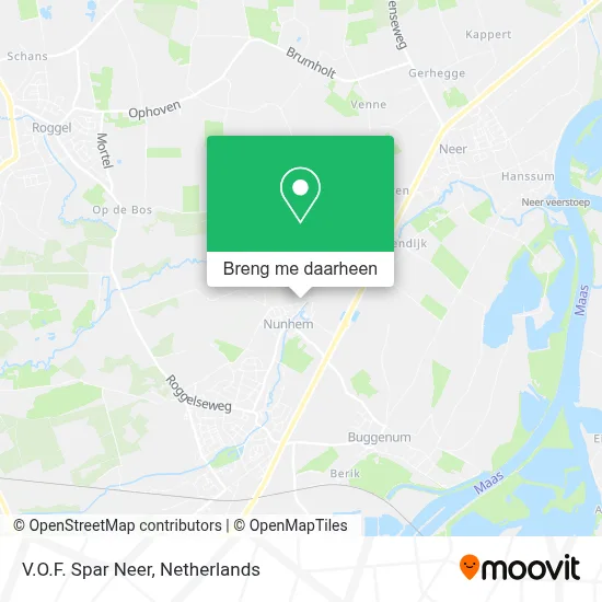 V.O.F. Spar Neer kaart