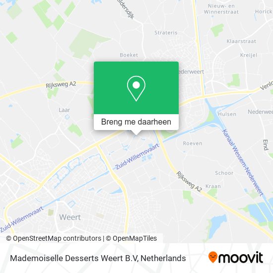 Mademoiselle Desserts Weert B.V kaart