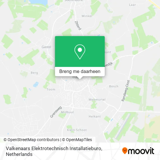 Valkenaars Elektrotechnisch Installatieburo kaart