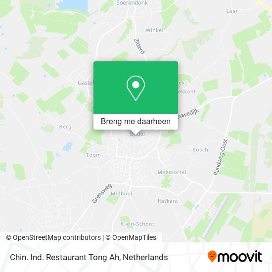 Chin. Ind. Restaurant Tong Ah kaart