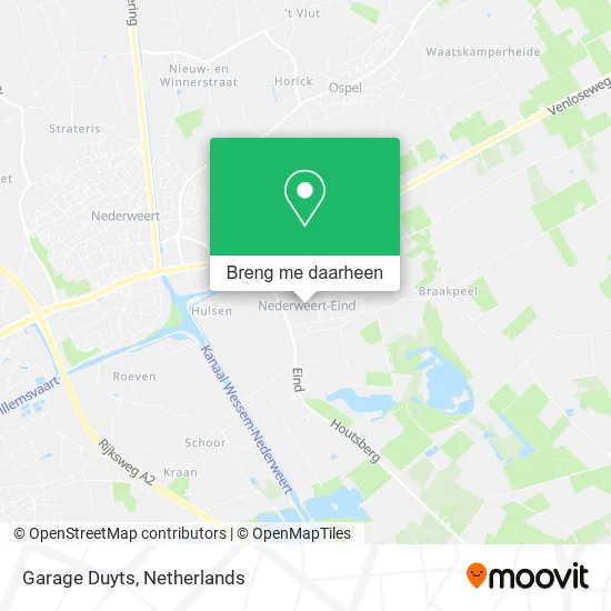 Garage Duyts kaart