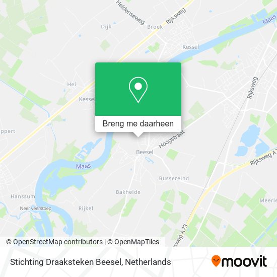 Stichting Draaksteken Beesel kaart