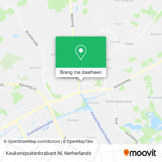 Keukenspuitenbrabant.Nl kaart