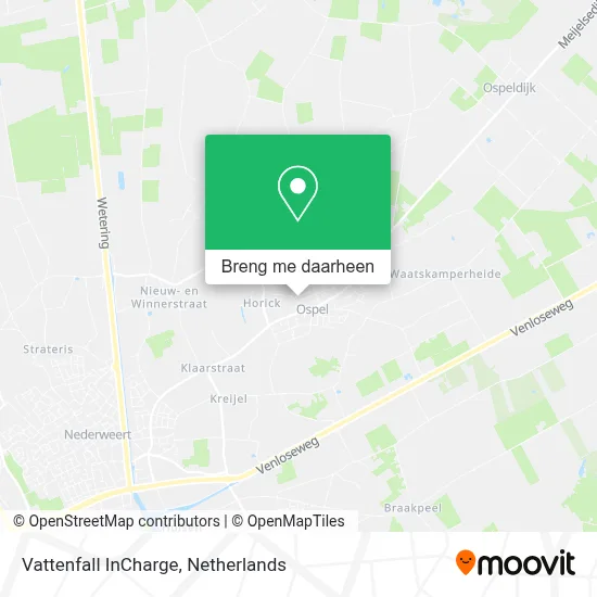 Vattenfall InCharge kaart