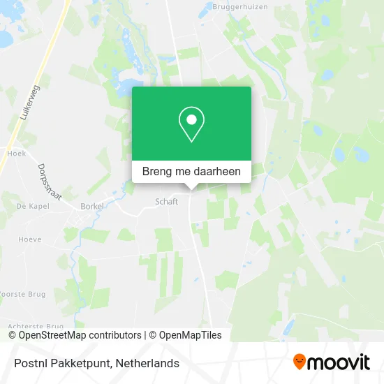 Postnl Pakketpunt kaart