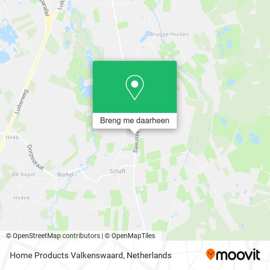 Home Products Valkenswaard kaart