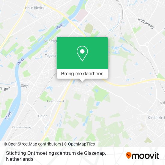 Stichting Ontmoetingscentrum de Glazenap kaart