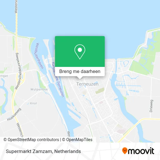 Supermarkt Zamzam kaart