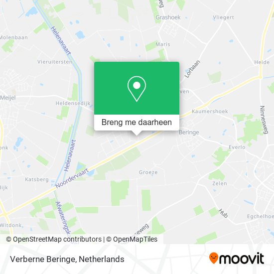 Verberne Beringe kaart