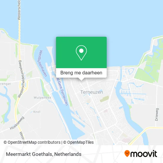 Meermarkt Goethals kaart