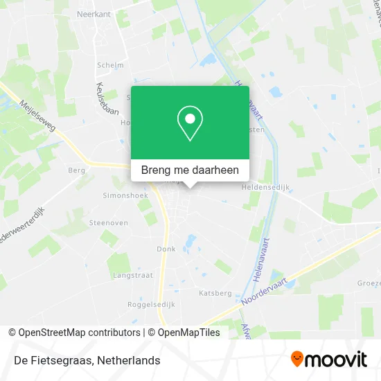 De Fietsegraas kaart