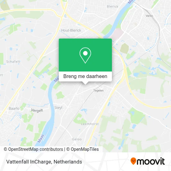 Vattenfall InCharge kaart