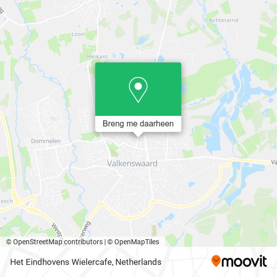 Het Eindhovens Wielercafe kaart
