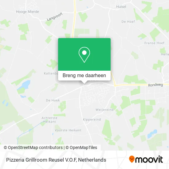 Pizzeria Grillroom Reusel V.O.F kaart