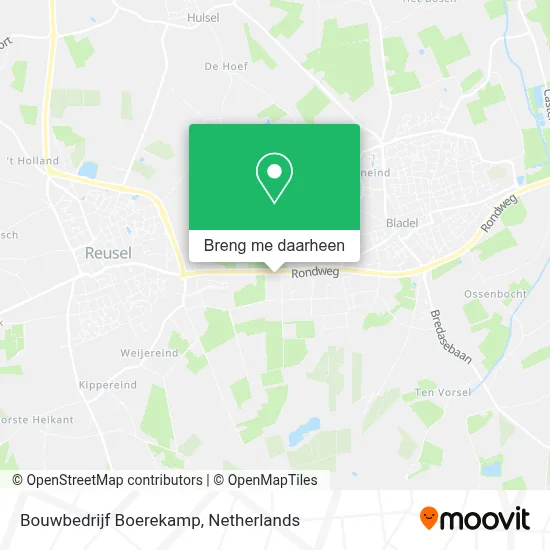 Bouwbedrijf Boerekamp kaart