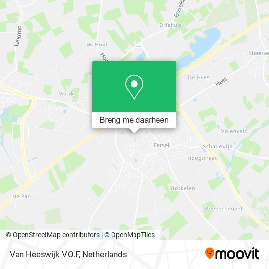 Van Heeswijk V.O.F kaart