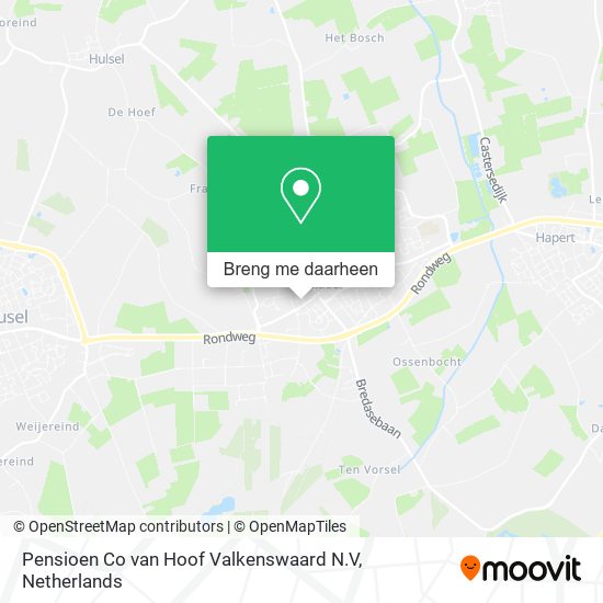 Pensioen Co van Hoof Valkenswaard N.V kaart