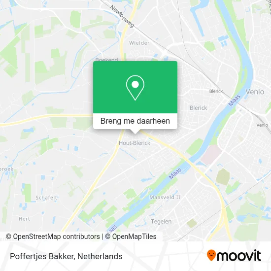 Poffertjes Bakker kaart