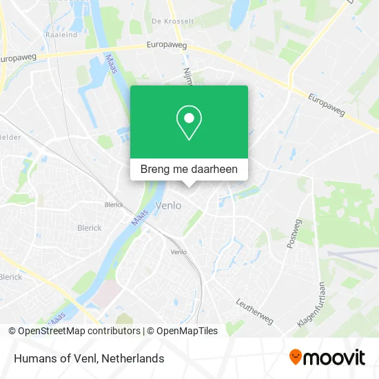 Humans of Venl kaart