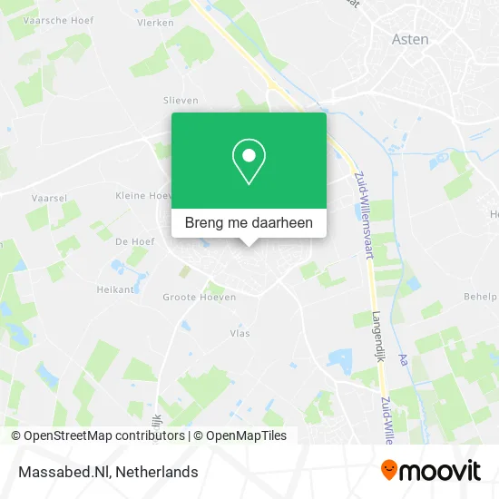 Massabed.Nl kaart