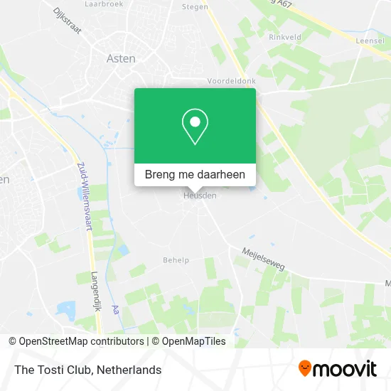 The Tosti Club kaart