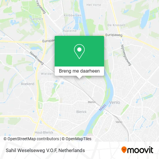 Sahil Weselseweg V.O.F kaart